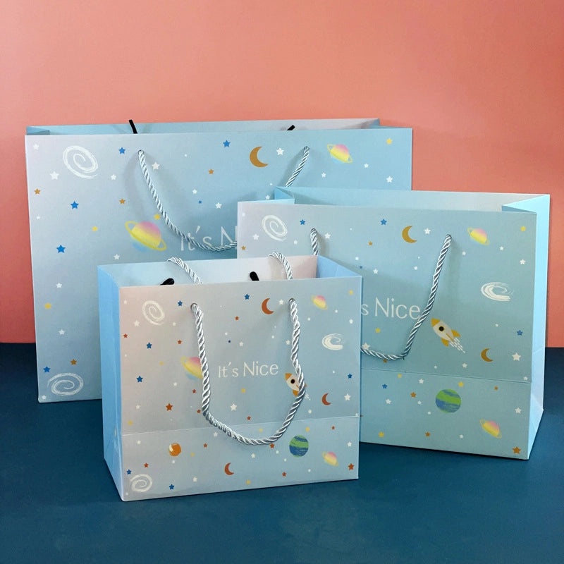 Cute Animal Cartoon Paper Gift Bags with Handles|Gift Bags & Wrapping Supplies