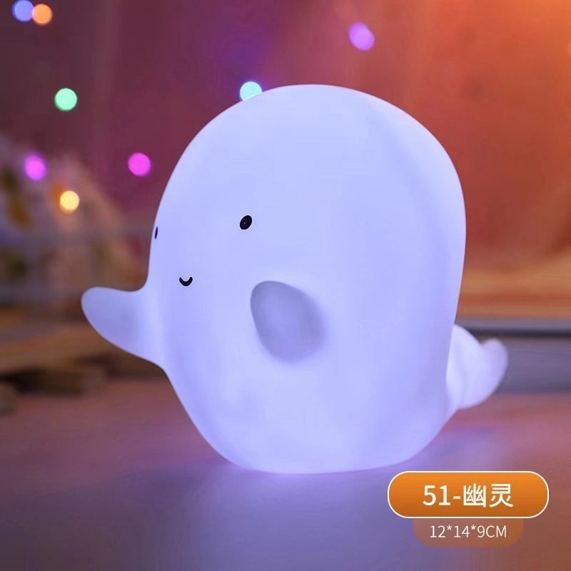 Mini Night Light for Bedroom | Bedside Luminous Table Lamp | Decorative Small Desk Lamp|Home Lighting|Nighttime Ambient Light|Bedroom Accessories