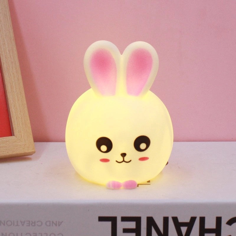 Adorable Bear and Duck Vinyl Night Lights for Indoor Birthday Decor|Home Decor Lighting