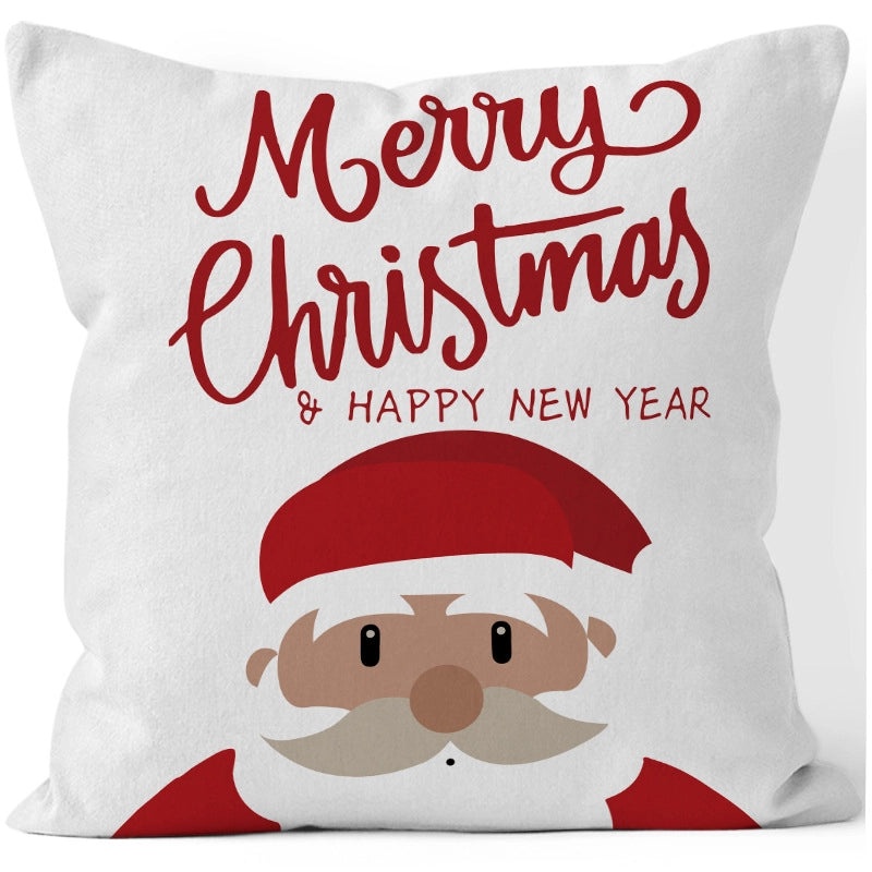 Christmas Tree Santa Elk Plush Pillow Covers|Home Decor Pillows