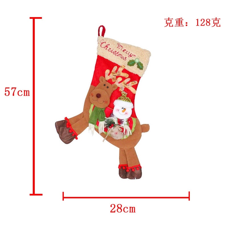 Christmas Knitted Gift Socks Christmas Tree Pendant Holiday Stockings Festive Christmas Decorations | Christmas Decorations & Stockings