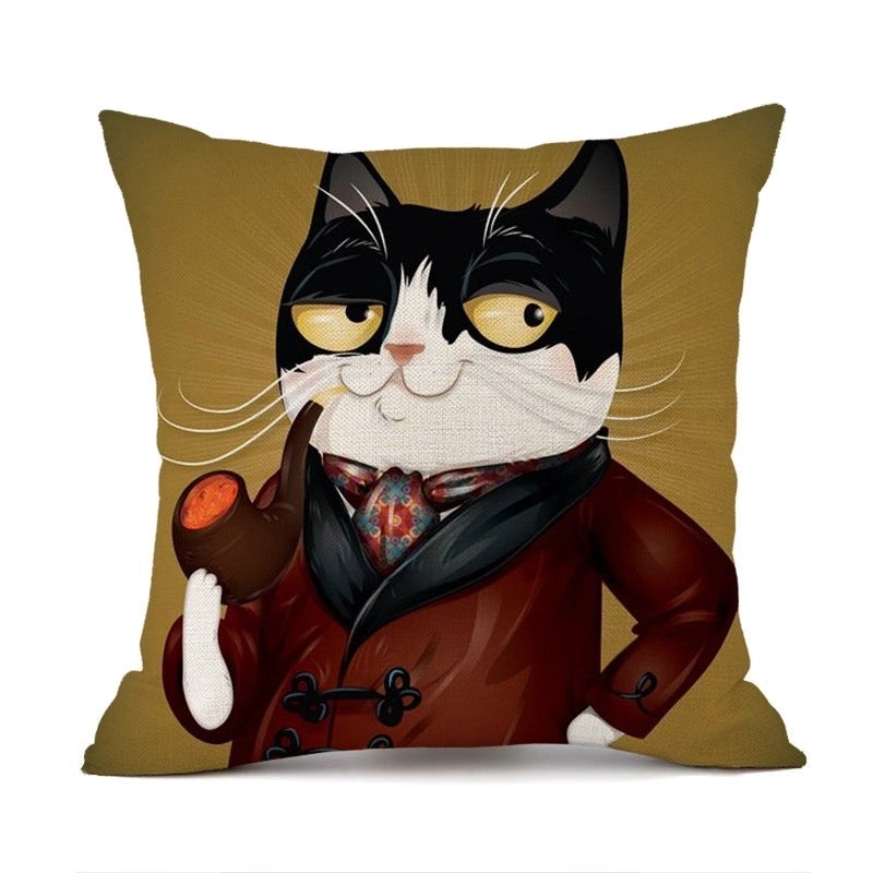 Adorable Animal Print Linen Pillow Covers|Home Decor Accessories