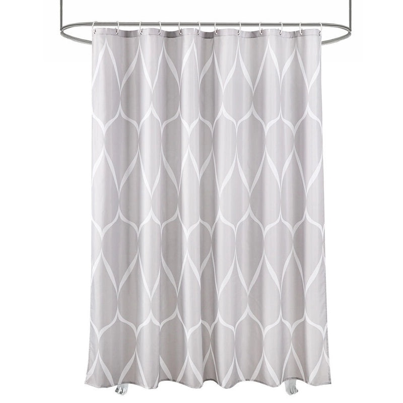 Chinoiserie Style Tropical Plant Polyester Shower Curtain | Bathroom Decor