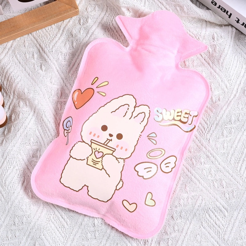 Mini Plush Hot Water Bag Portable Heating Pad Small Warm Handbags for Belly and Hands|Home & Living