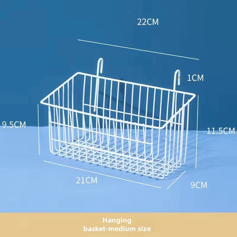 Metal Mesh Grid Wall Rack for Storage and Photo Display | Home Organization