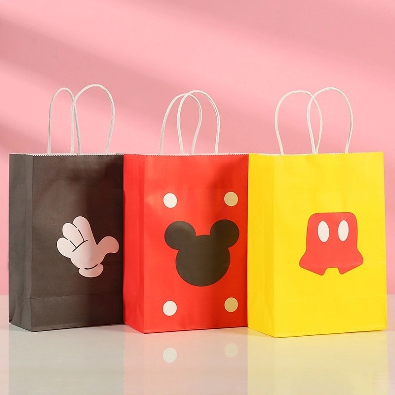 Adorable Cartoon Kraft Paper Gift Bag - Perfect for Daily Presents | Gift Bags