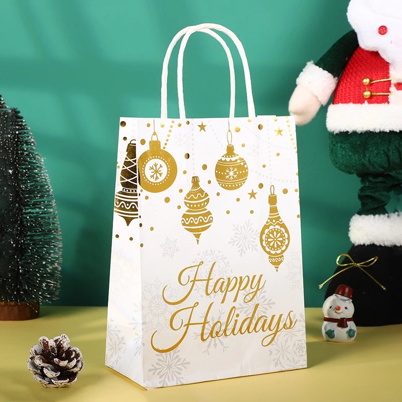 2000 Pieces Nordic Christmas Tree Snowflake Gift Wrapping Bags Party Supplies|Gift Wrapping Supplies