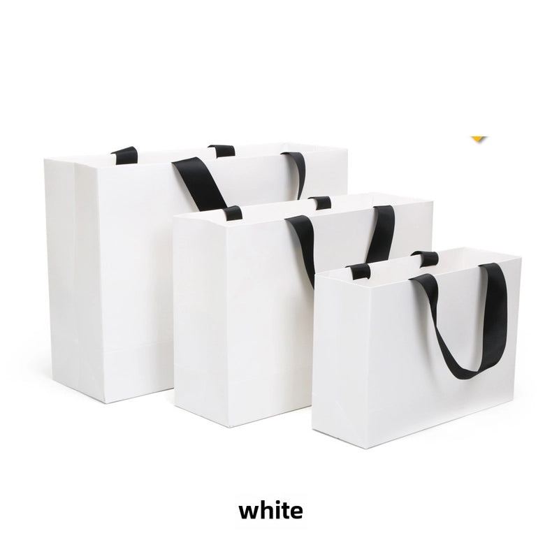 Blank Kraft Paper Handbag with Thread Rope for Custom Printing | Promotional Paper Bags