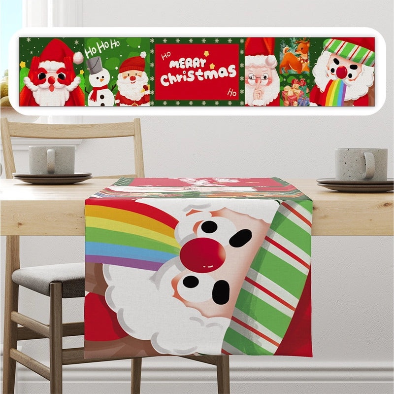 Minimalist Christmas Tree Letter Table Runner for Office Decor|Home Decor/Table Linens