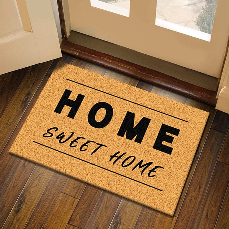 Coconut Palm Pattern Absorbent Bathroom Floor Mat Non-slip Entrance Rug Durable Household Floor Mat|Home & Living > Bath > Bath Rugs