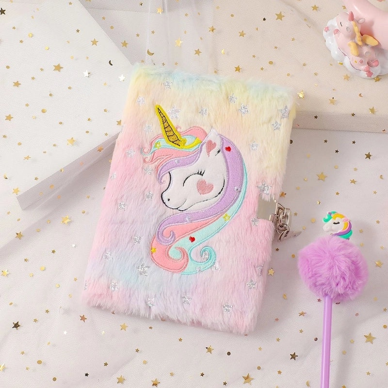 Cute Animal Plush Notebook for School Graduation|Stationery & School Supplies