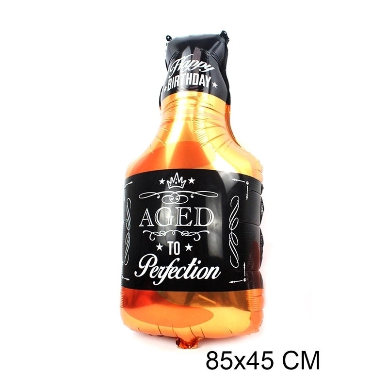 5 Pieces Romantic Beer & Wine Glass Balloons for Birthday Party Festival | Party Decorations Balloons