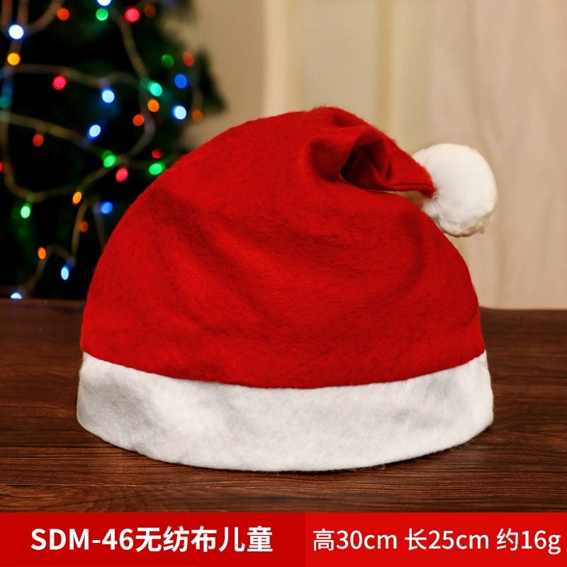 Christmas Cute 2D Cartoon Nonwoven Fabric Decorations|Holiday Home Decor