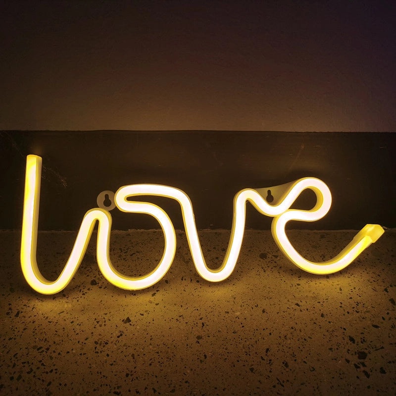 Valentine's Day Decorative Letter LED Light for Indoor Use 1 Piece|Home Decor & Lighting