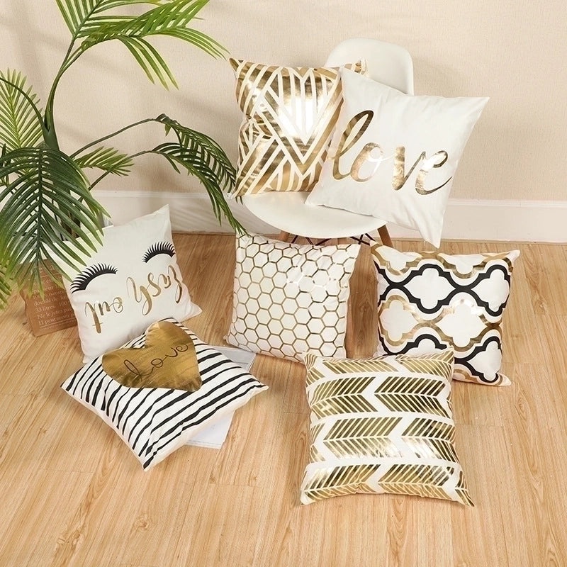 Elegant Initial Plush Cushion Covers|Home Decor