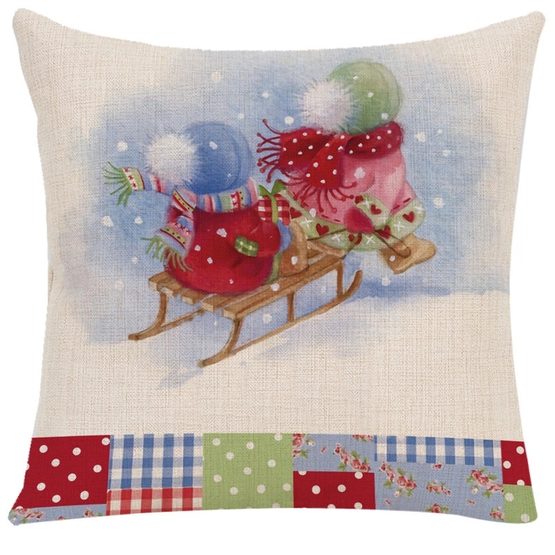Adorable Santa Claus Letter Fiber Pillow Covers|Home Decor Pillows