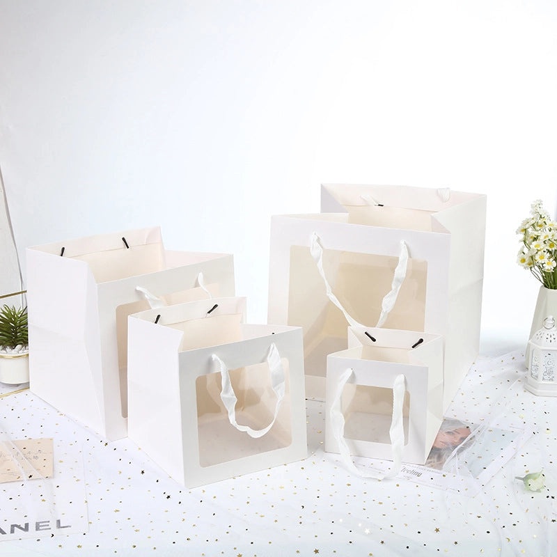 Elegant Minimalist Solid Color Gift Bags for Parties and Festivals | Party Supplies