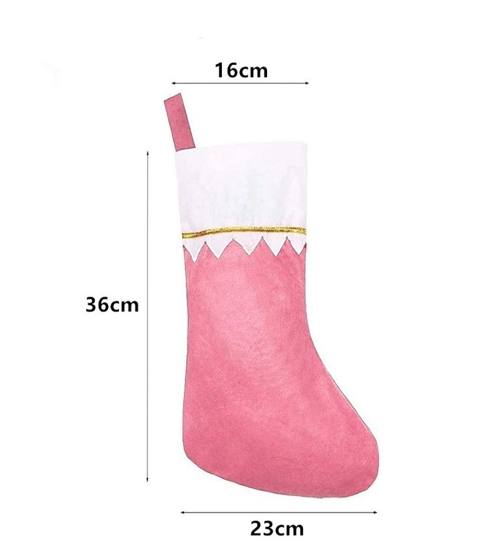 Minimalist Christmas Sock Nonwoven Decorative Prop for Daily Use|Home Decor & Seasonal Decorations