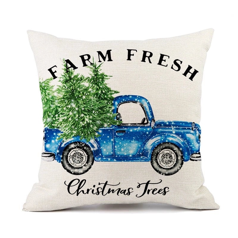 Christmas Snowflake Linen Pillow Covers for Couch Sofa Decor | Home & Living Pillows