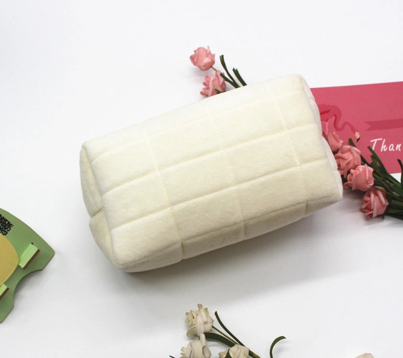 Japanese Style Pillow Pencil Case Large Capacity Cosmetic Bag for Women Student Stationery Storage|Cosmetic Bags & Cases