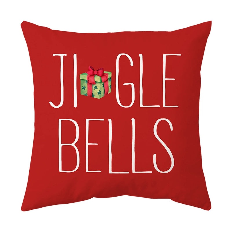 Christmas Tree Santa Elk Holiday Polyester Pillow Covers|Home Decor Pillows