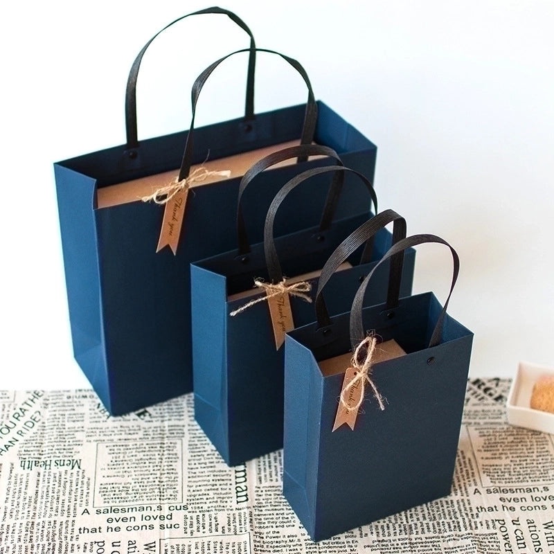 Vintage Plain Paper Gift Bags for Daily Use|Gift Bags & Packaging