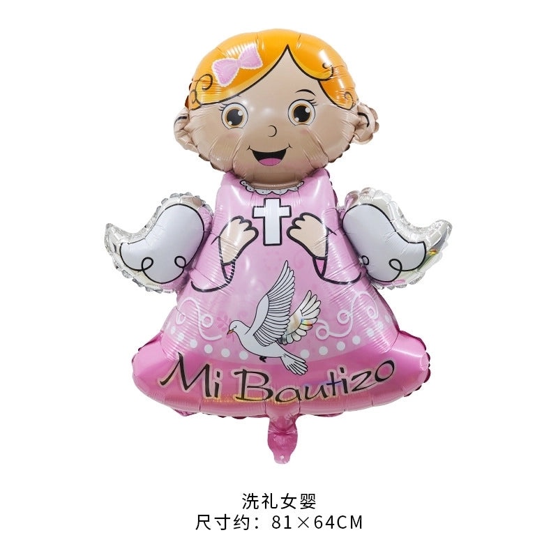 Geometric Aluminum Foil Party Balloons for Washing Etiquette Celebration|Party Decorations