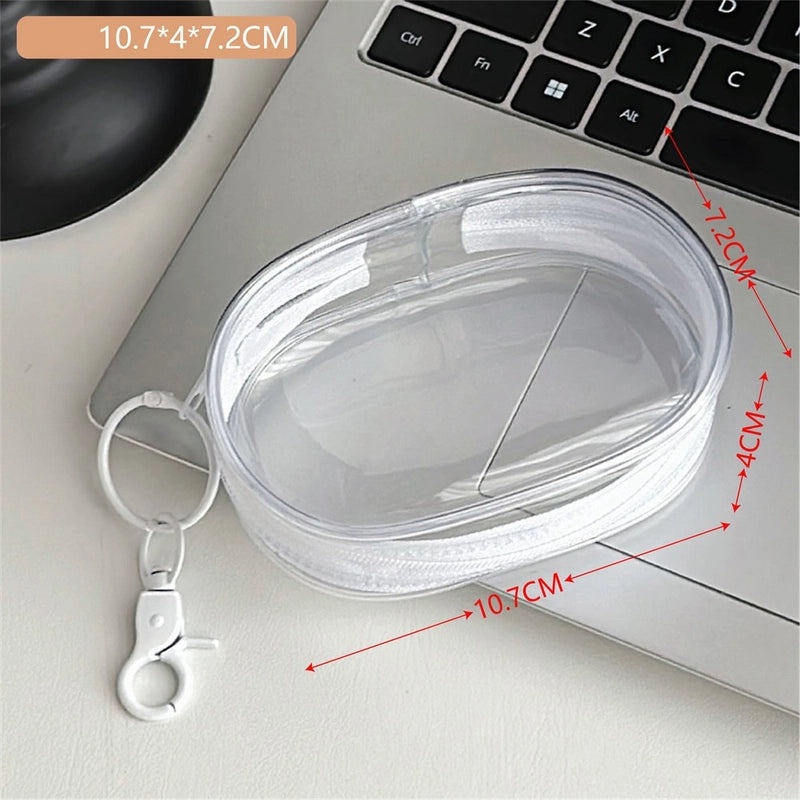 Minimalist Animal Print Solid Color PVC Makeup Pouch|Storage Bags & Organizers