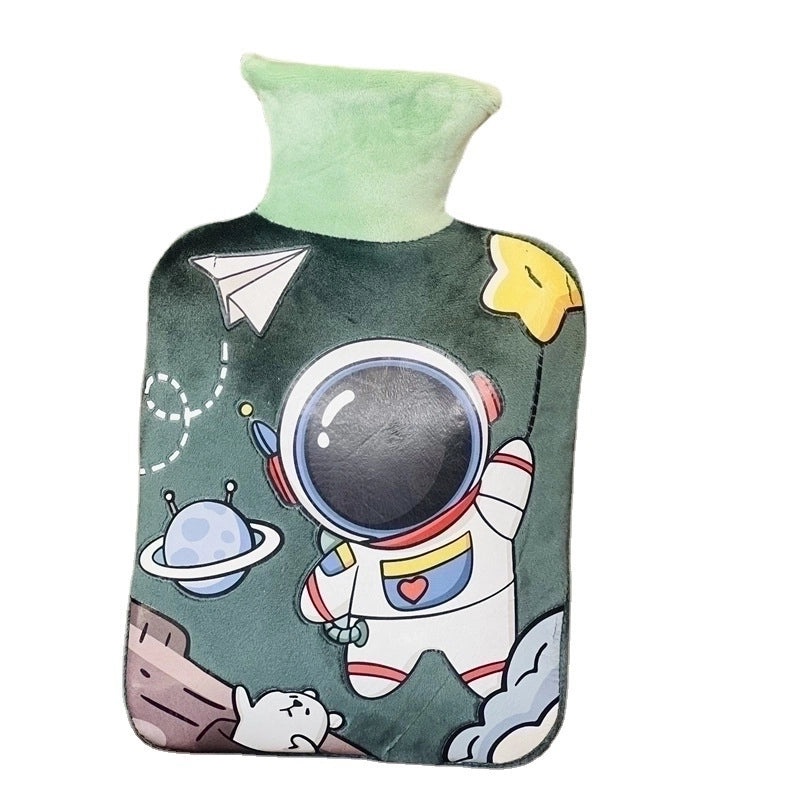 Autumn Winter Star Space Astronaut Cartoon Hot Water Bag High Density PVC Injection|Home & Living > Heating & Cooling > Hot Water Bottles