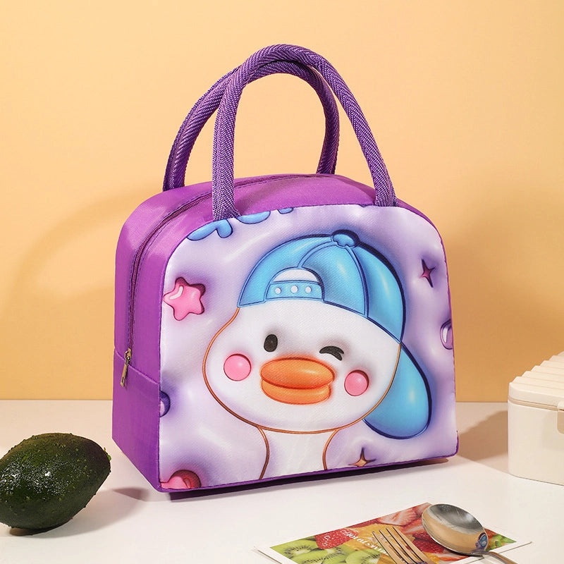 Cute Cartoon Insulated Lunch Bag for Kids | Kids Lunch Bags & Boxes