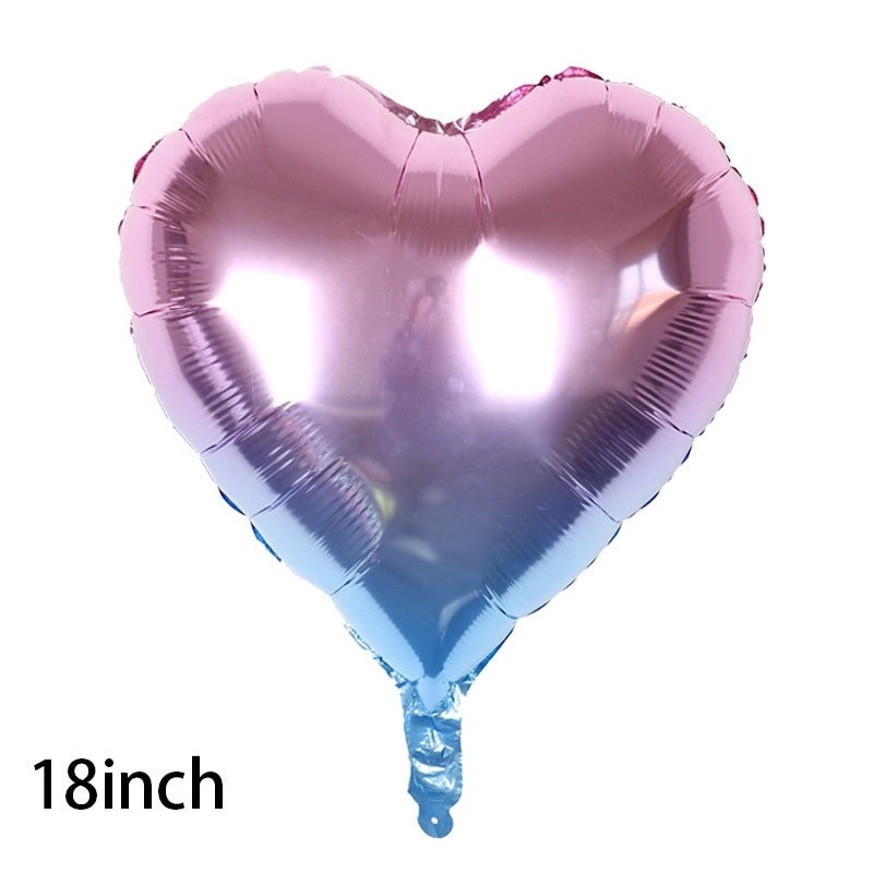 Birthday Star and Heart Shaped Aluminum Foil Balloons for Party Decorations|Party Supplies Balloons