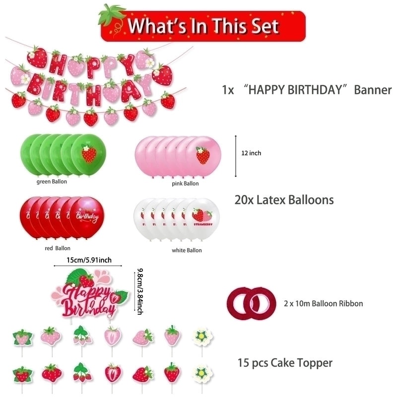 Birthday Cartoon Letter Paper for Birthday Party Decoration|Party Supplies