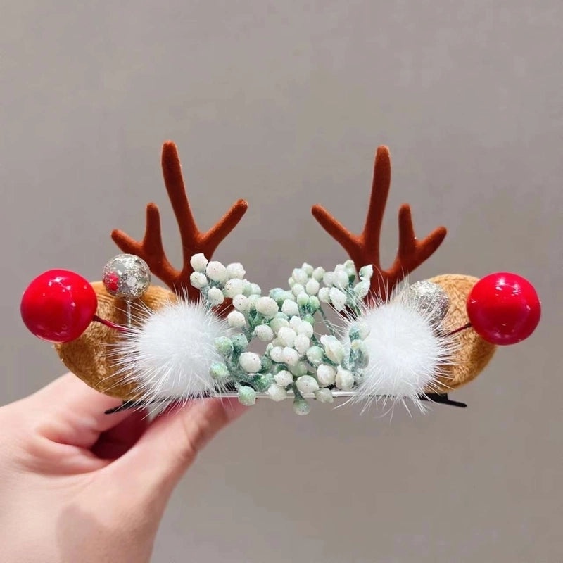 Festive Resin Antler Hairpin for Daily Wear|Hair Accessories