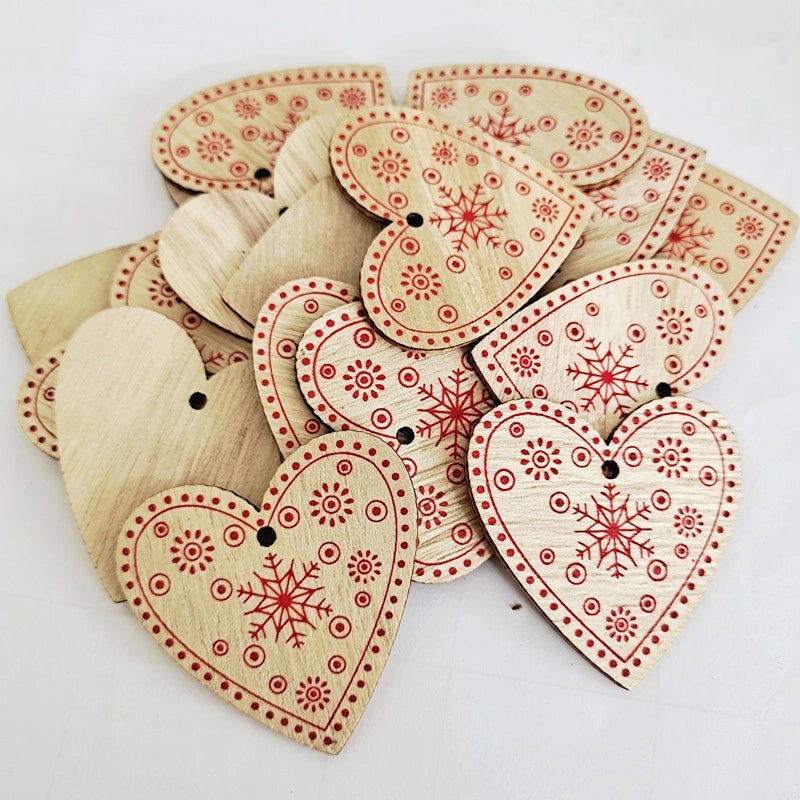 Creative Wooden Christmas Ornaments DIY Home Pendant Crafts Factory Direct | Home Decor & DIY Accessories