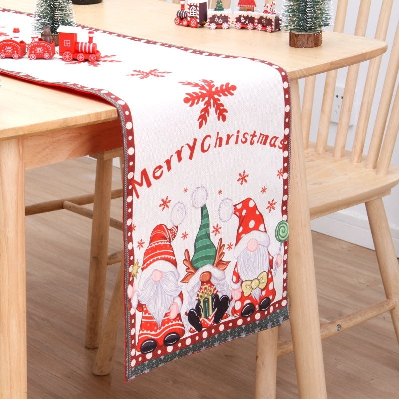 Minimalist Christmas Tree Letter Table Runner for Office Decor|Home Decor/Table Linens