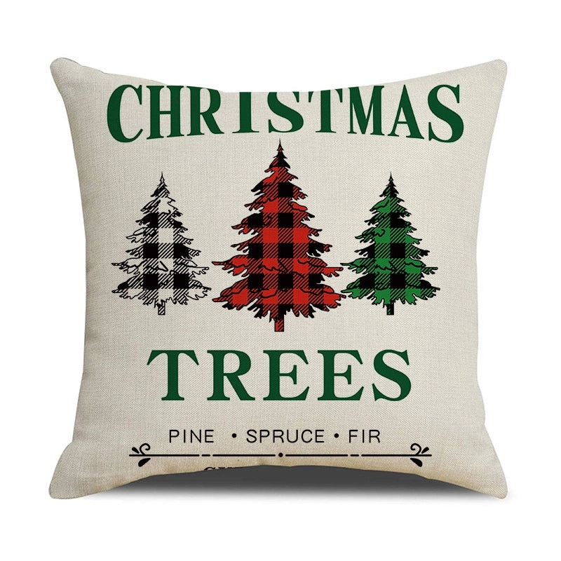 Stylish Elk Print Polyester Pillow Covers | Home Decor Pillows