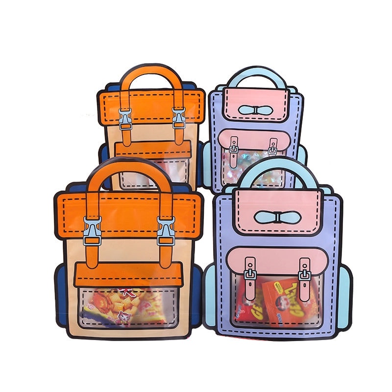 Adorable School Backpack with PE PET Transparent Design|School Bags & Backpacks