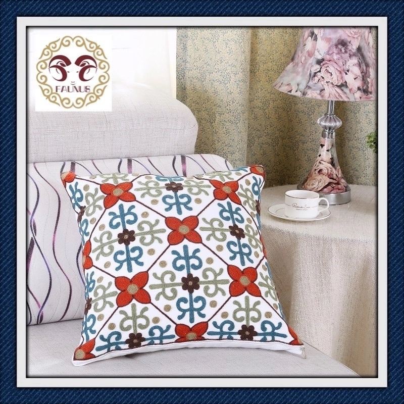 Tropical Floral Cotton Pillow Covers for Vacation Vibes|Home Decor & Bedding