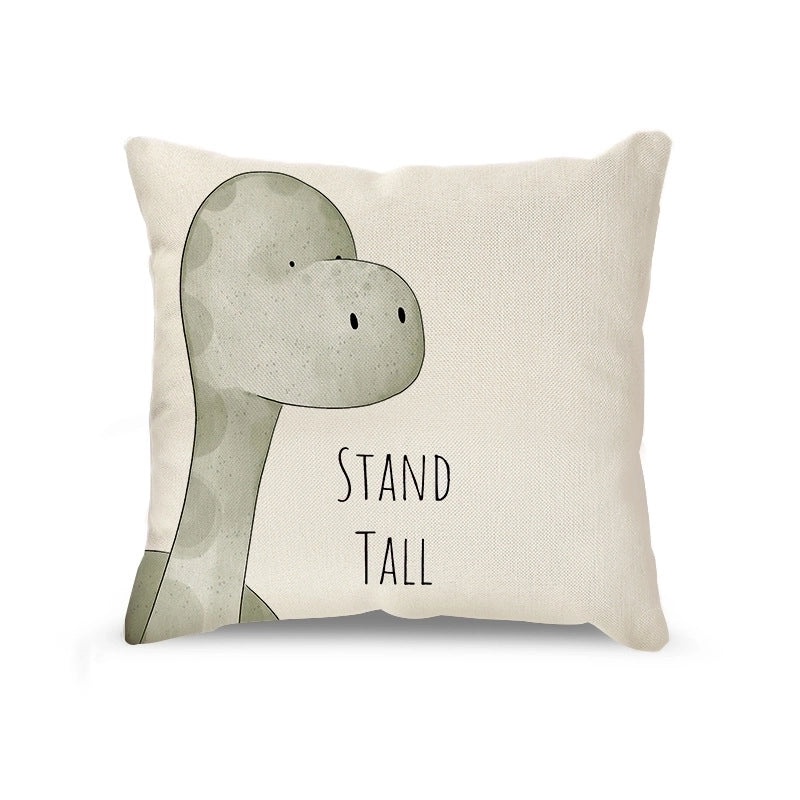 Chinoiserie Style Linen Animal Print Pillow Covers for Vacation Home Decor | Home Decor Pillows