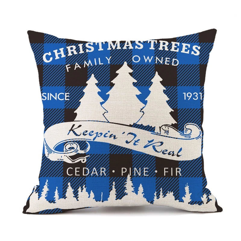 Christmas Snowflake Linen Pillow Covers for Couch Sofa Decor | Home & Living Pillows