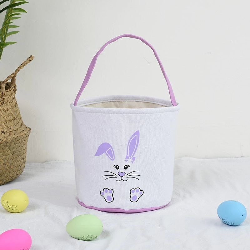 Minimalist Easter Rabbit Cloth Basket for Daily Use | Home Decor & Seasonal Accessories