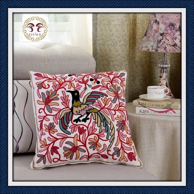 Tropical Floral Cotton Pillow Covers for Vacation Vibes|Home Decor & Bedding