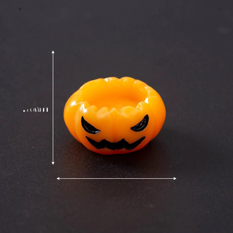 Halloween Mini Resin Skull & Mummy Ornaments Ghost Decorations for Home Desktop Creative Horror Festival|Halloween Decorations