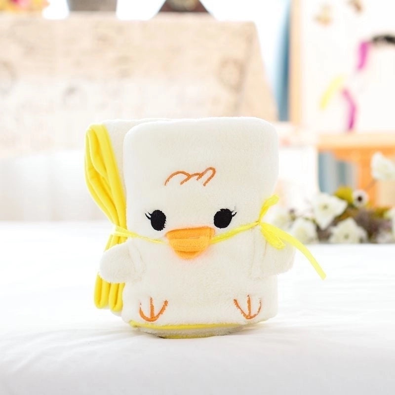 Adorable Cartoon Print Soft Polyester Towels for Kids|Bath Towels & Accessories