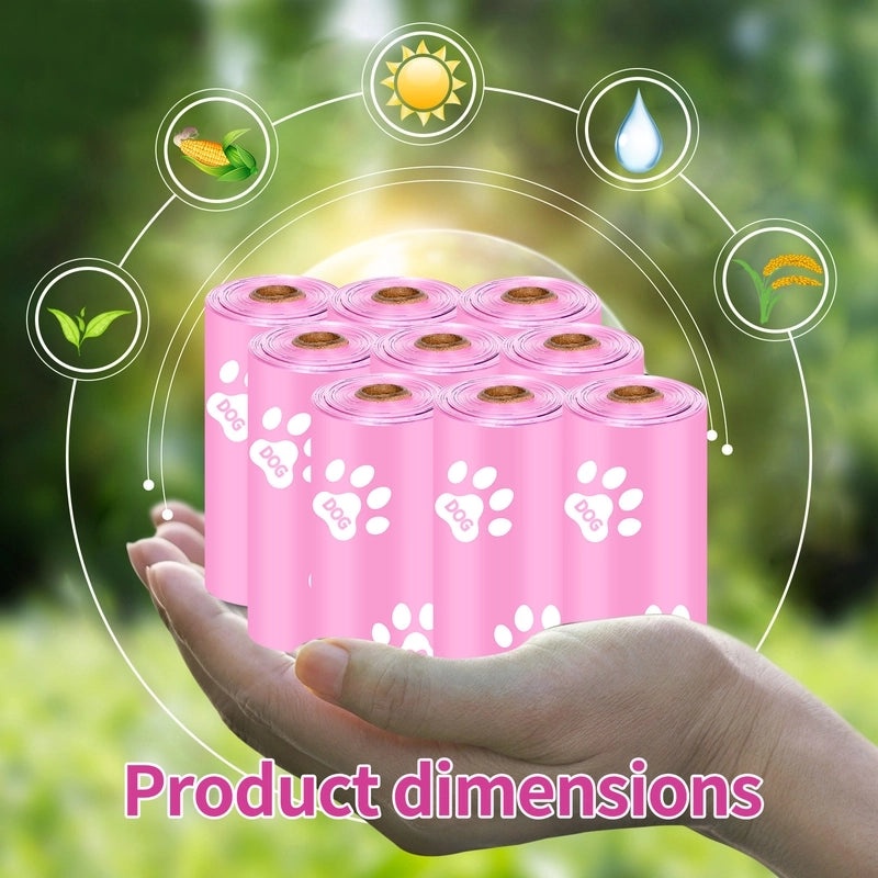 Adorable Paw Print Pet Waste Bags|Pet Waste Management Accessories