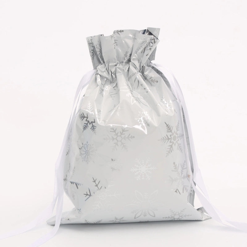 Minimalist Santa Claus Christmas PE Gift Bags for Party Favors|Holiday Party Supplies