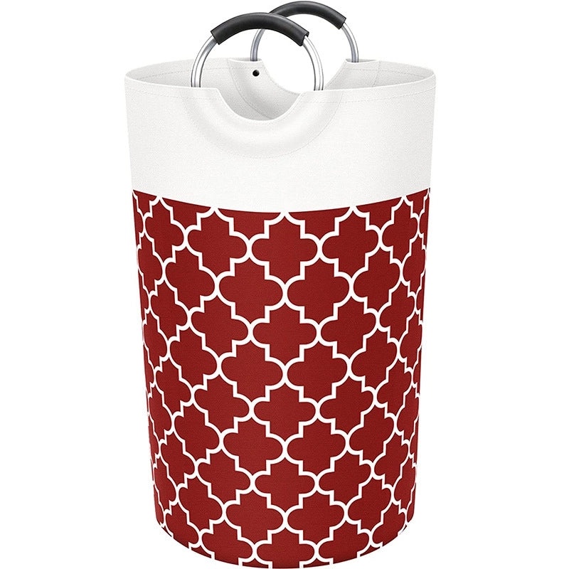 Simple Solid Color Fabric Laundry Hamper|Home Storage & Organization