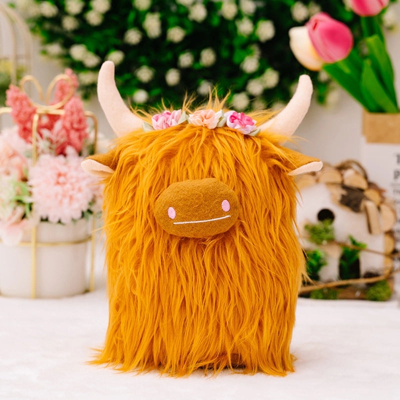 Adorable Plush Cattle Family Gathering Decor | Home Decorations