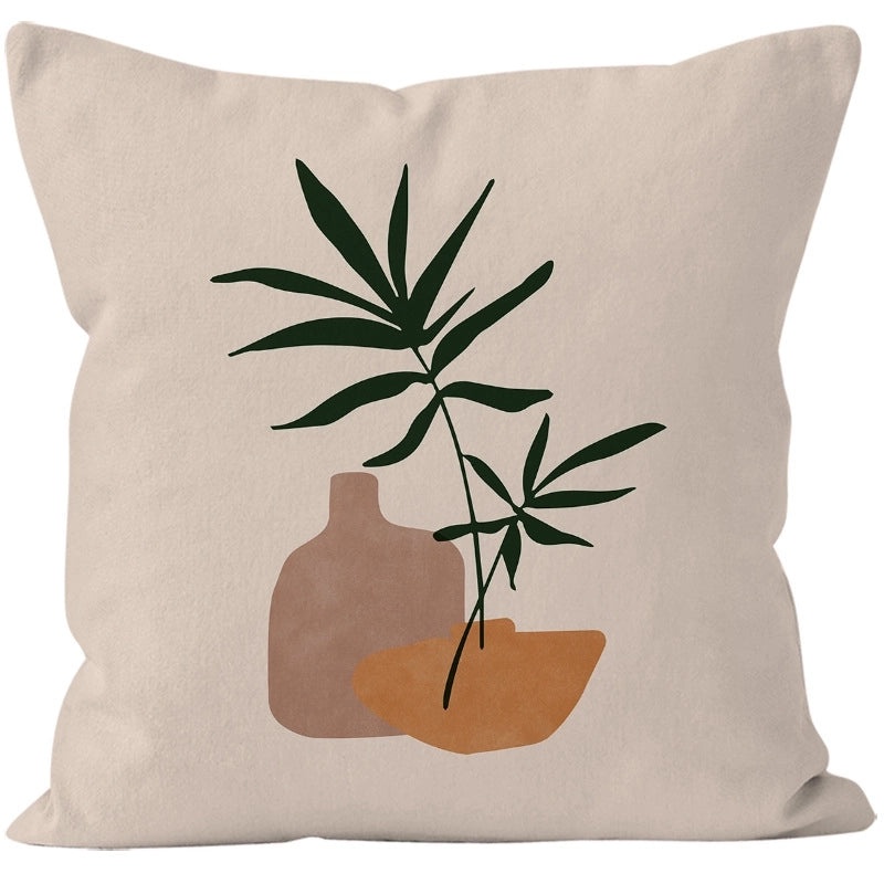 Preppy Minimalist Velvet Pillow Cases Color Block Super Short Design|Home Decor Pillows