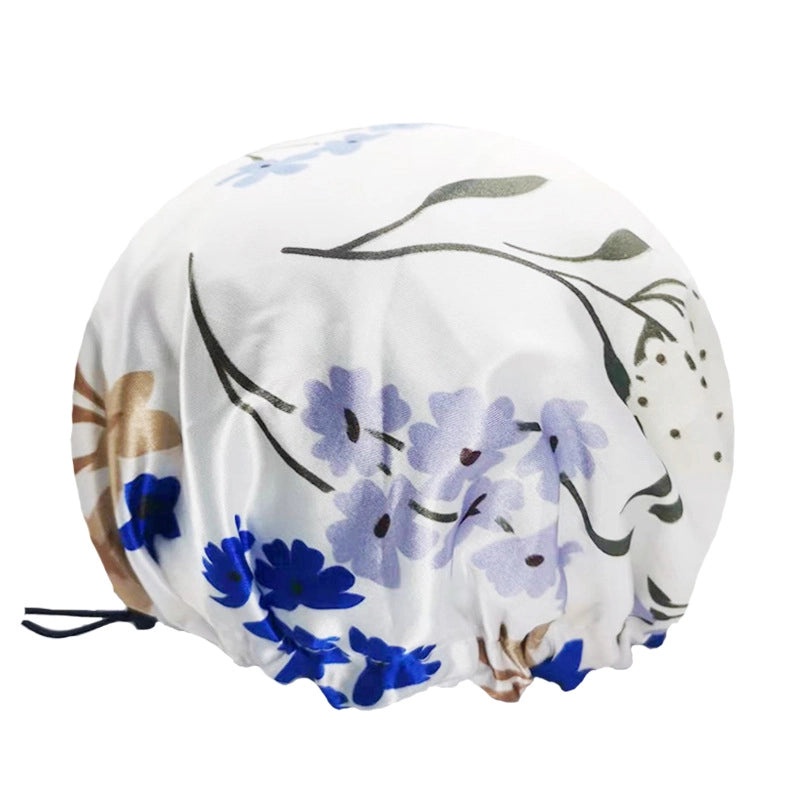 Adorable Fruit Patterned PE Shower Cap for Women|Shower Caps & Hair Care Accessories